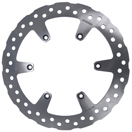 Disco Freno Fisso Accossato Anteriore Ricavato in Acciaio per Moto Suzuki, Yamaha