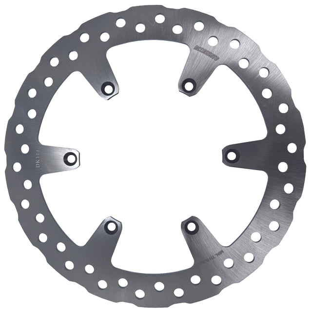 Disco Freno Fisso Accossato Anteriore Ricavato in Acciaio per Moto Suzuki, Yamaha