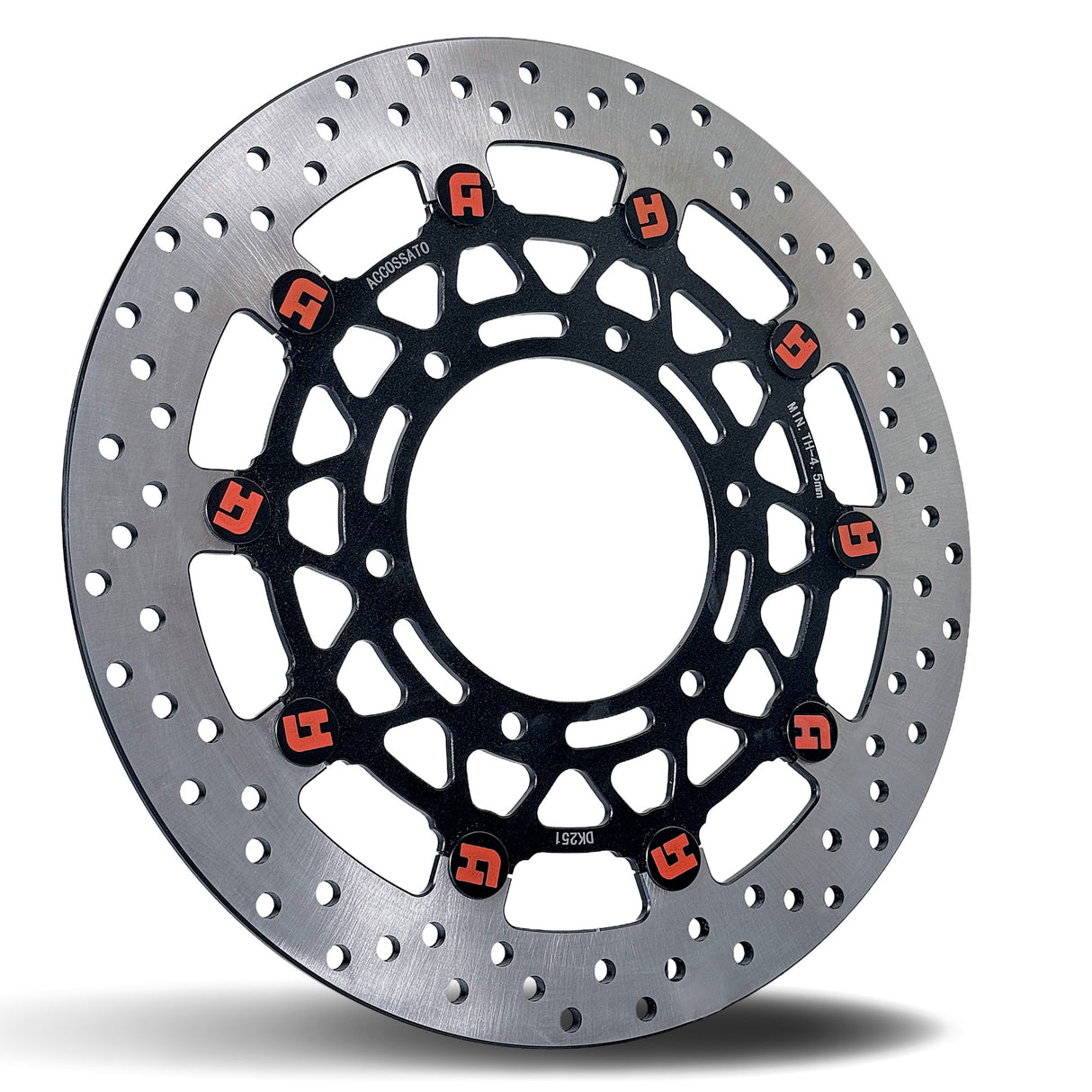 Disco Freno Flottante Anteriore Accossato Linea Elite Per Moto