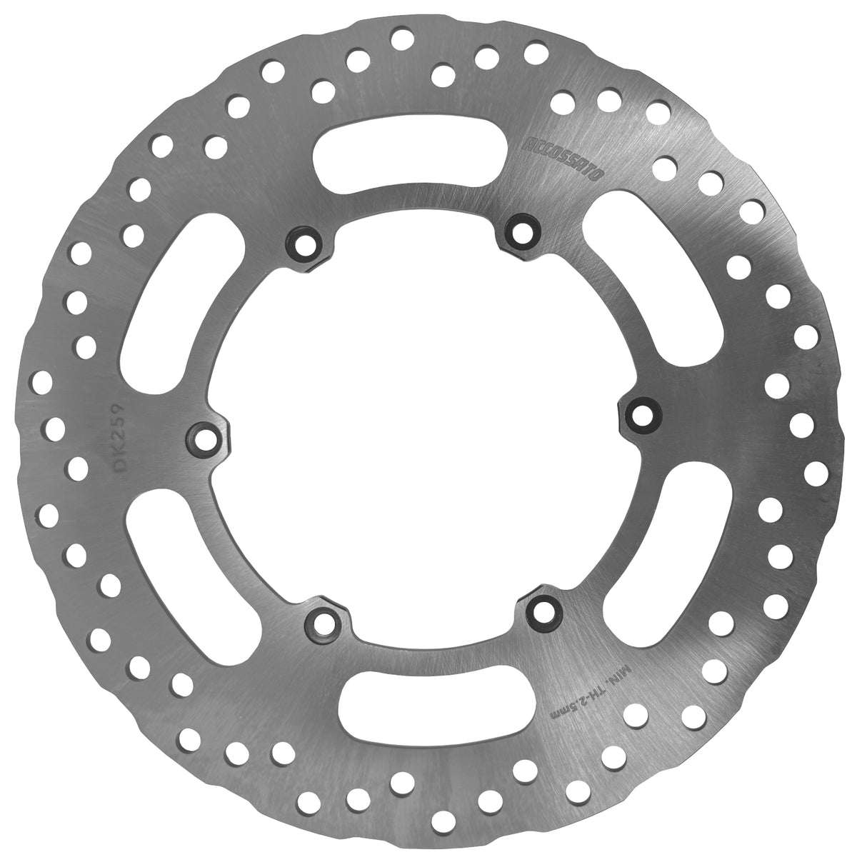 Disco Freno Fisso Accossato Anteriore Ricavato in Acciaio per Moto Ktm EXC, SX, MXC