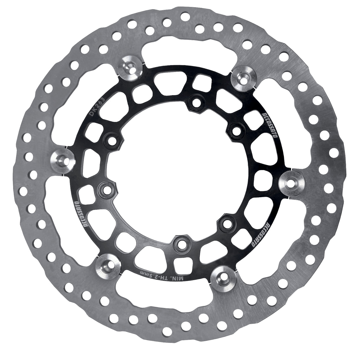 Disco Freno Flottante Accossato Anteriore Ricavato in Acciaio per Moto Honda CRF