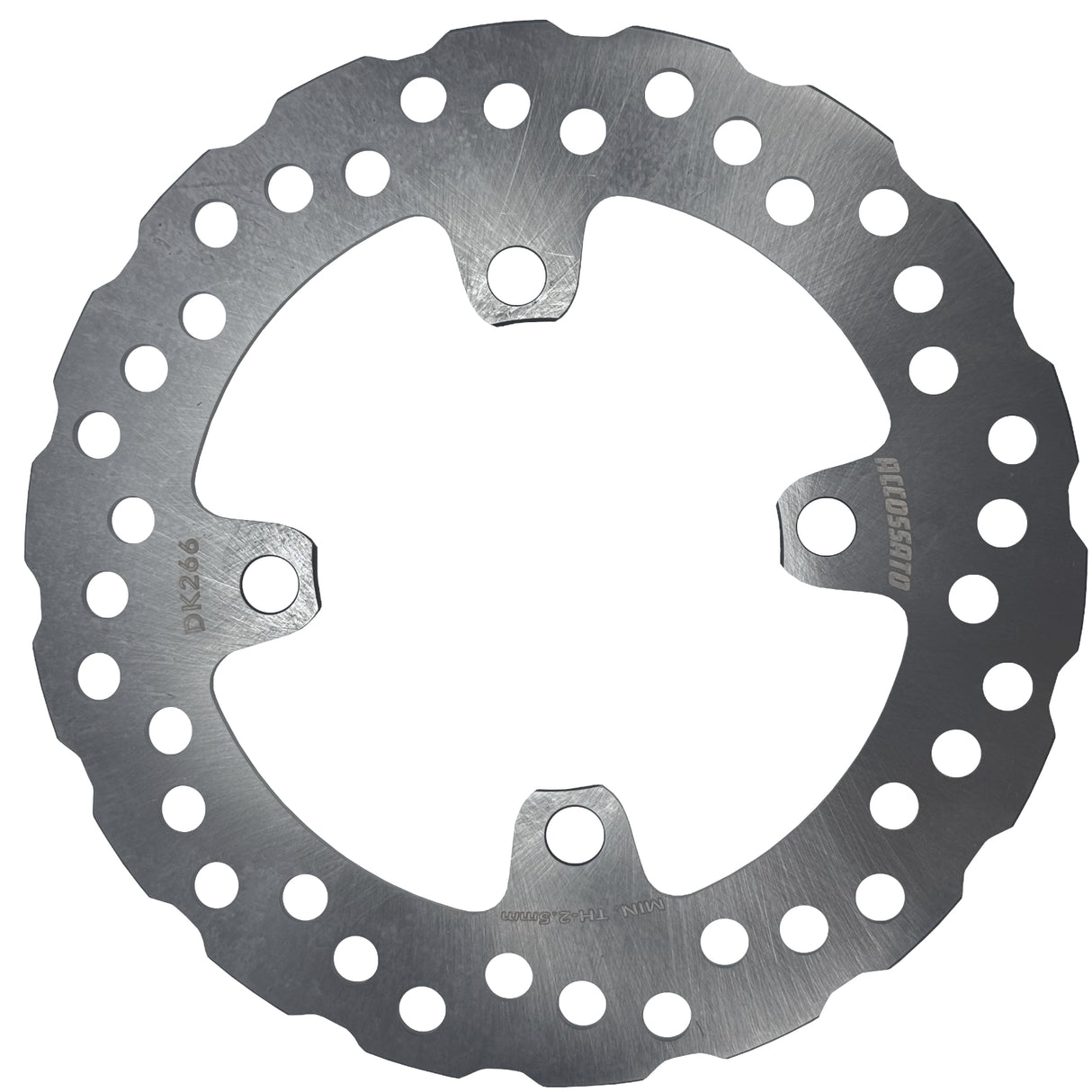 Disco Freno Fisso Accossato Anteriore/Posteriore Ricavato in Acciaio per Moto Kawasaki KX, Suzuki RM