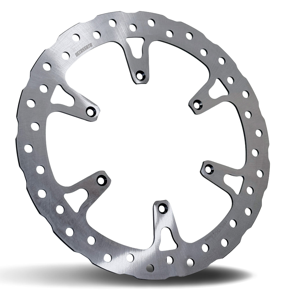 Disco Freno Fisso Accossato Anteriore Ricavato in Acciaio per Moto Yamaha YZ, Fantic XE, XX