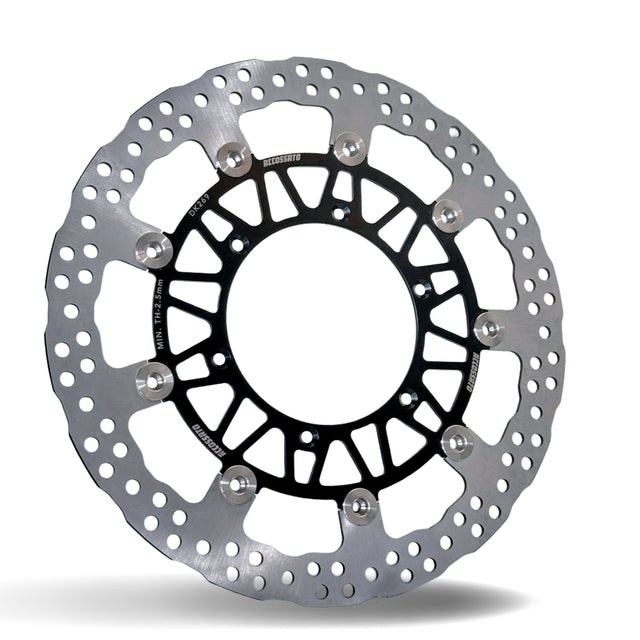 Disco Freno Flottante Accossato Anteriore Ricavato in Acciaio per Moto Yamaha YZ, Fantic XE, XX
