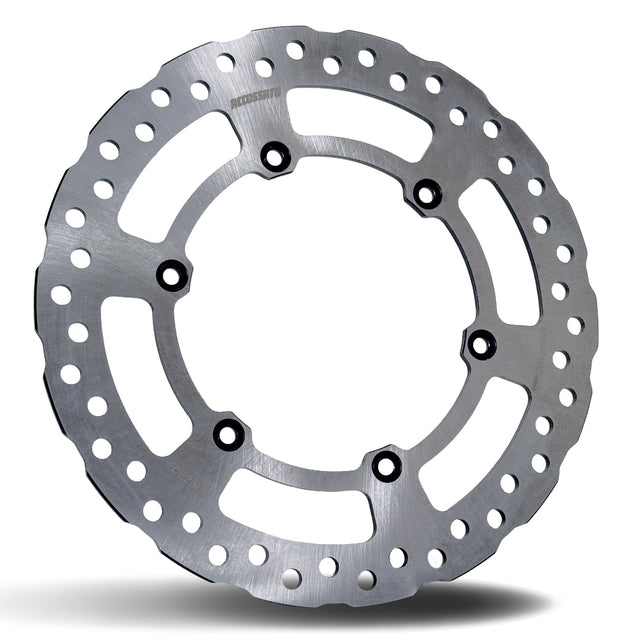 Disco Freno Fisso Accossato Posteriore Ricavato in Acciaio per Moto Suzuki DR-Z, RM