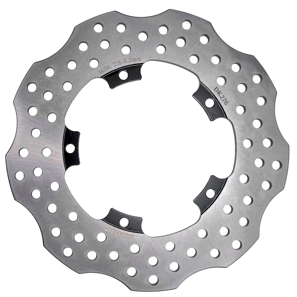 Disco Freno Fisso Accossato Ricavato in Acciaio per Moto DERBI, GILERA, LML, MALAGUTI, VESPA, PIAGGIO