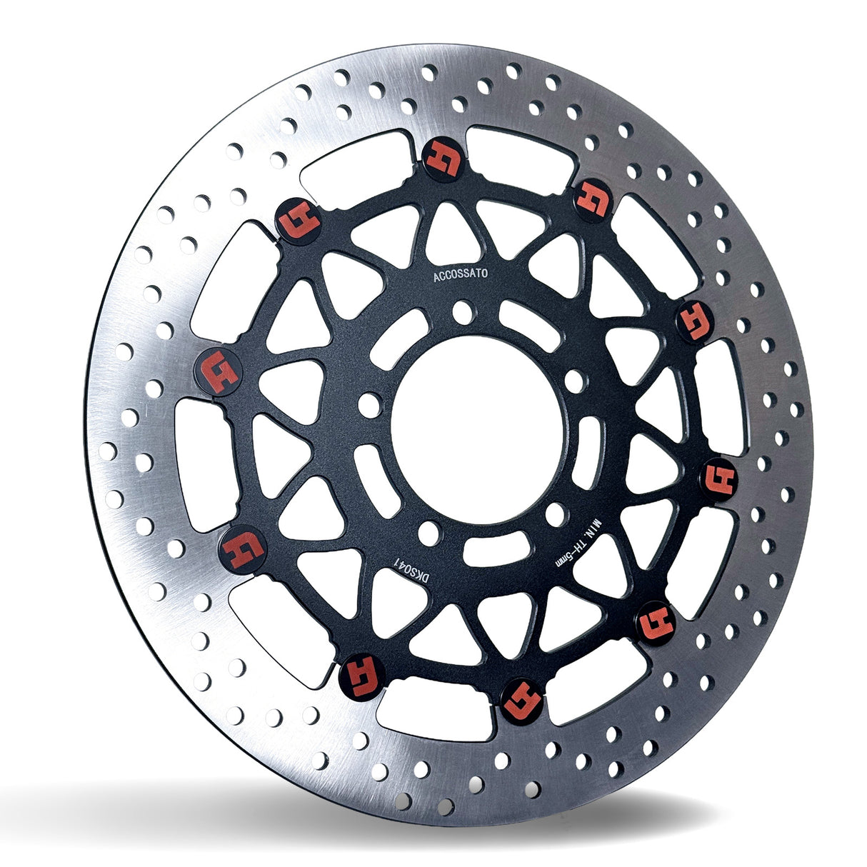 Disco Freno Flottante Anteriore Accossato Linea Elite Per Moto