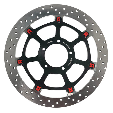 Disco Freno Flottante Accossato Anteriore Ricavato in Acciaio per Moto Yamaha FZ6/XJ6/YZF/MXT