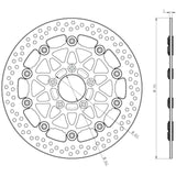 Disco Freno Flottante Accossato Anteriore/Posteriore Diametro 292 mm per Harley Davidson Softail e Touring