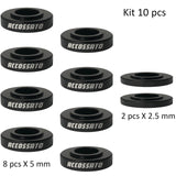 Kit da 10 Distanziali Accossato per Pinze Freno Radiali Altezza 5 mm e 2.5 mm