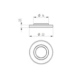 Kit da 6 Distanziali Accossato per Pinze Freno Radiali h. 5 mm e 2.5 mm