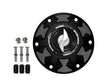Tappo serbatoio per moto Aprilia con sgancio rapido ricavato dal pieno in alluminio, marca Accossato codice FC101
