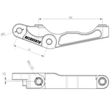 Flangia Freno Anteriore Sinistra Per ROYAL ENFIELD GT 650, INTERCEPTOR 650 (2019-2025)