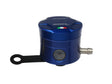 Serbatoio Olio Freno In Alluminio Ricavato CNC Accossato, 25 cm3 Con Uscita Olio Orizzontale, Fornito Con Staffa Dritta