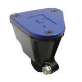 Serbatoio Olio Freno In Alluminio Ricavato CNC Accossato, 28 cm3 Per Pompa Ready To Brake. Serbatoio Nero - Tappo Colorato