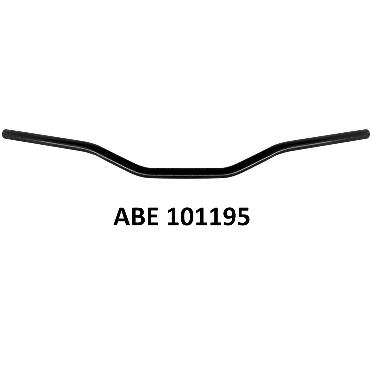 Manubrio Accossato Omologato ABE 101195 In Alluminio  Ø22 mm  - Piega Media e Piega Bassa per Moto Adventure,Scrambler,Hypermotard e Naked