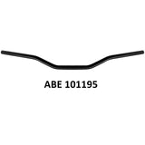 Manubrio Accossato Omologato ABE 101195 In Alluminio  Ø22 mm  - Piega Media e Piega Bassa per Moto Adventure,Scrambler,Hypermotard e Naked
