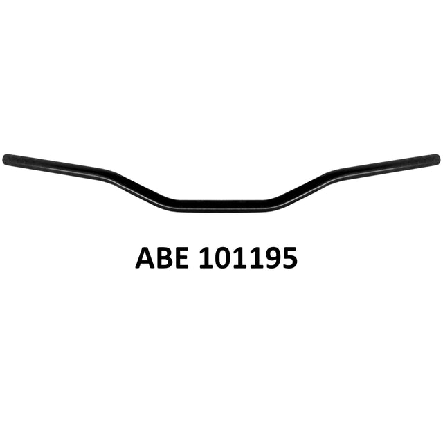 Manubrio Accossato Omologato ABE 101195 In Alluminio  Ø22 mm  - Piega Media e Piega Bassa per Moto Adventure,Scrambler,Hypermotard e Naked