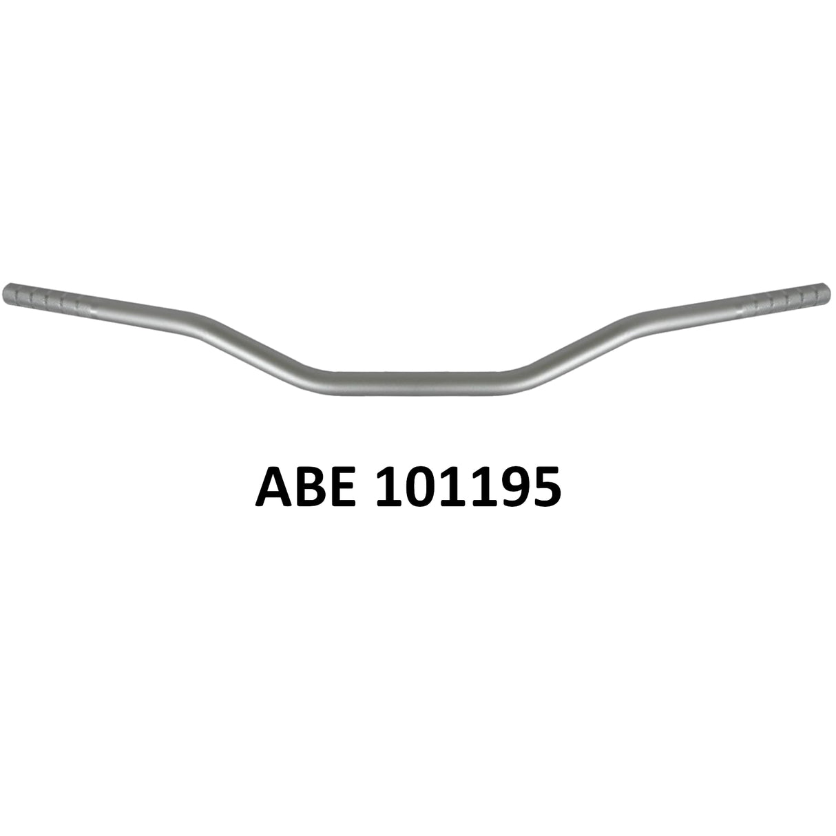 Manubrio Accossato Omologato ABE 101195 In Alluminio  Ø22 mm  - Piega Media e Piega Bassa per Moto Adventure,Scrambler,Hypermotard e Naked