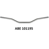Manubrio Accossato Omologato ABE 101195 In Alluminio  Ø22 mm  - Piega Media e Piega Bassa per Moto Adventure,Scrambler,Hypermotard e Naked