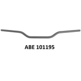 Manubrio Accossato Omologato ABE 101195 In Alluminio  Ø22 mm  - Piega Media e Piega Bassa per Moto Adventure, Scrambler, Hypermotard e Naked