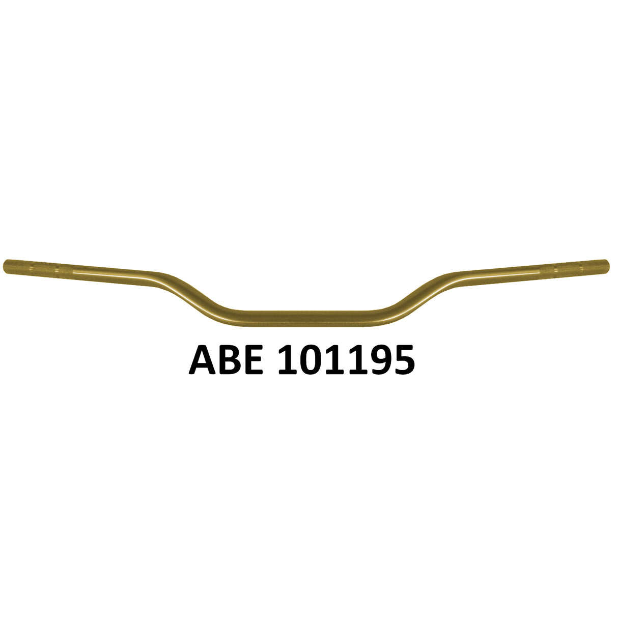 Manubrio Accossato Omologato ABE 101195 In Alluminio  Ø22 mm  - Piega Media e Piega Bassa per Moto Adventure, Scrambler, Hypermotard e Naked