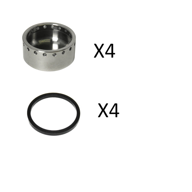 Kit ricambi per pinze PZ001 e PZ010 con pistoncini in TITANIO