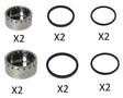 Kit ricambi per pinze PZ011 e PZ012 con pistoncini in TITANIO