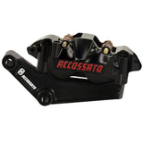 Kit Coppia Pinze Freno Radiali Anteriori + Flangia Freno Per Harley Davidson - Finitura Pinza: Ossidazione Nera, Tipo Pinza: Monoblocco