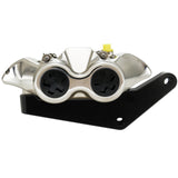 Kit Coppia Pinze Freno Radiali Anteriori + Flangia Freno Per Harley Davidson - Finitura Pinza: Nichelata, Tipo Pinza: Monoblocco