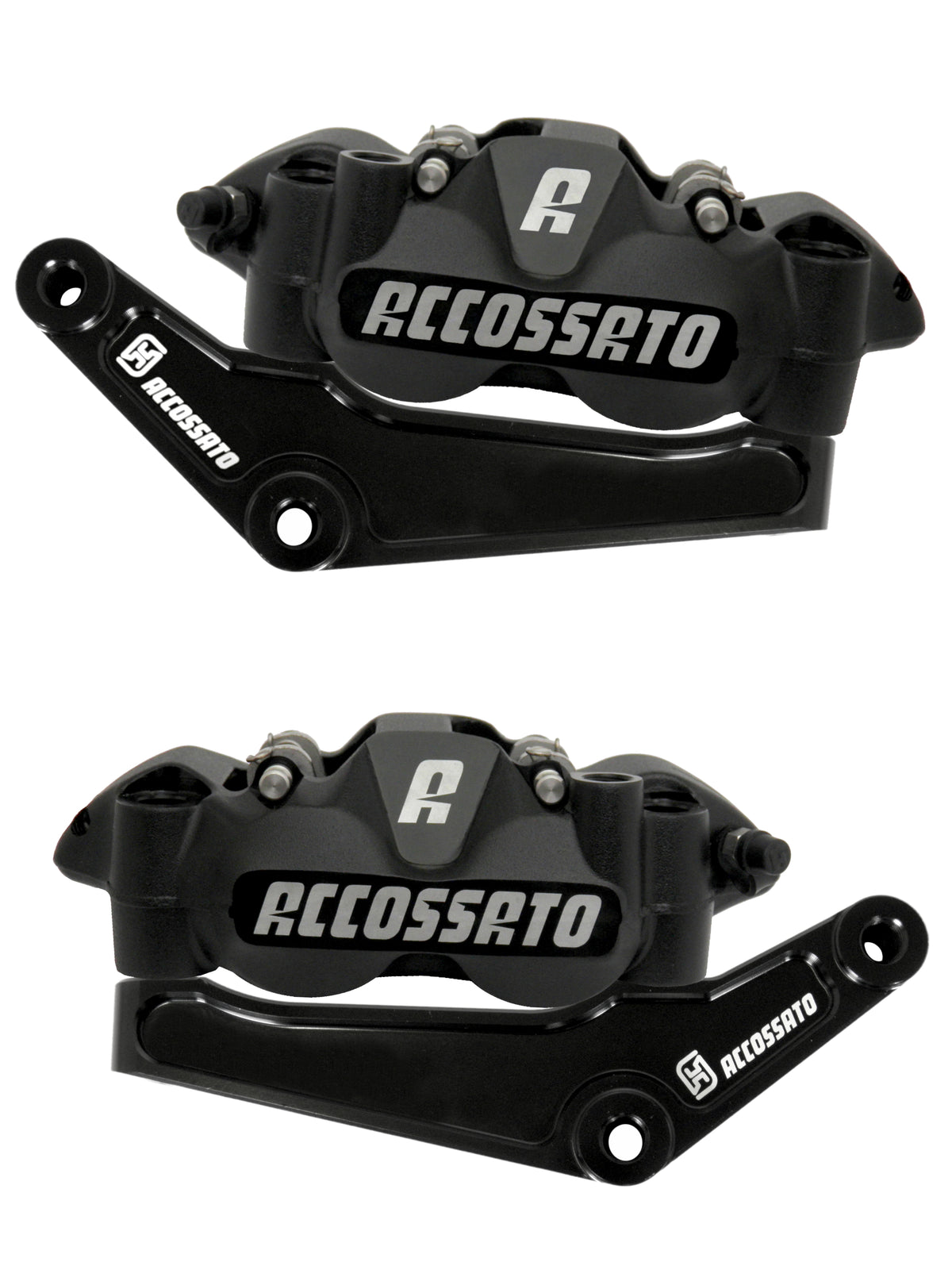 Kit Pinza Freno Radiale Anteriore + Flangia Freno Per Harley Davidson - Finitura Pinza: Ossidazione Nera, Tipo Pinza: Monoblocco