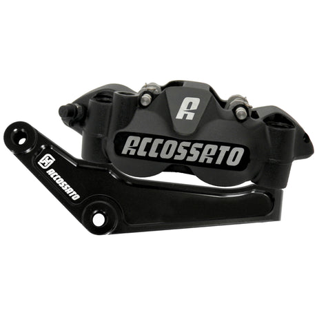 Kit Coppia Pinze Freno Radiali Anteriori + Flangia Freno Per Harley Davidson - Finitura Pinza: Ossidazione Nera, Tipo Pinza: Monoblocco