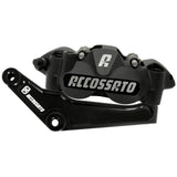 Kit Coppia Pinze Freno Radiali Anteriori + Flangia Freno Per Harley Davidson - Finitura Pinza: Ossidazione Nera, Tipo Pinza: Monoblocco