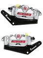 Kit Coppia Pinze Freno Radiali Anteriori + Flangia Freno Per Harley Davidson