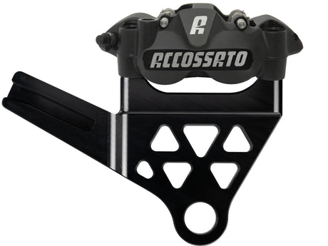 Kit Pinza Freno Radiale Posteriore + Flangia Freno Per Harley Davidson