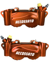 Pinza Freno Radiale Accossato Ricavata CNC Interasse 100 mm