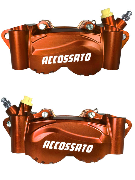 Pinza Freno Radiale Accossato Ricavata CNC Interasse 100 mm