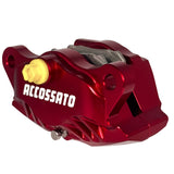 Pinza Freno Assiale Posteriore 2 Pastiglie CNC Accossato - interasse 84 mm