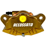 Pinza Freno Assiale Posteriore 2 Pastiglie CNC Accossato - interasse 84 mm