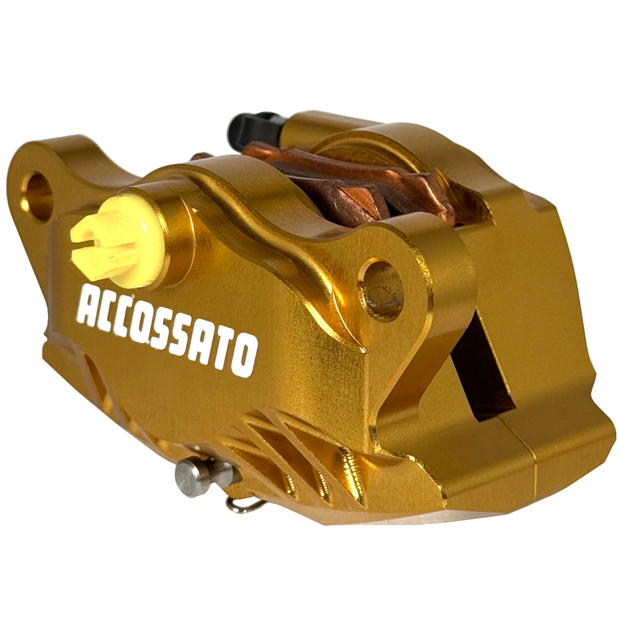 Pinza Freno Assiale Posteriore 2 Pastiglie CNC Accossato - interasse 84 mm