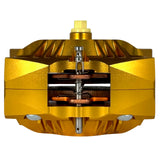 Pinza Freno Assiale Posteriore 2 Pastiglie CNC Accossato - interasse 84 mm