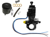 Pompa Freno Accossato Omologata ABE 61454 PRS 19x17-18-19 Con Leva Snodata e Kit Vaschetta Olio Inclusa Per Manubri da 1 pollice - Opzioni leva: RST