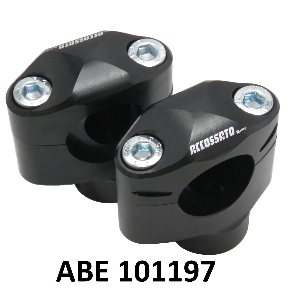 Coppia di Cavallotti Omologati ABE 101197 +40 mm Per Manubri Con Diametro 28.5 mm