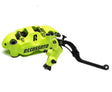 Kit Accossato: Pompa Freno Verniciata 16x16 (CY044) + Coppia di Pinze Freno Verniciate interasse 108 con Pastiglie ST (PZ004) - Colore corpo: Giallo fluo verniciato