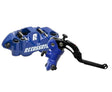 Kit Accossato: Pompa Freno Verniciata 16x18 (CY045) + Coppia di Pinze Freno Verniciate interasse 108 con Pastiglie ST (PZ004) - Colore corpo: Blu verniciato